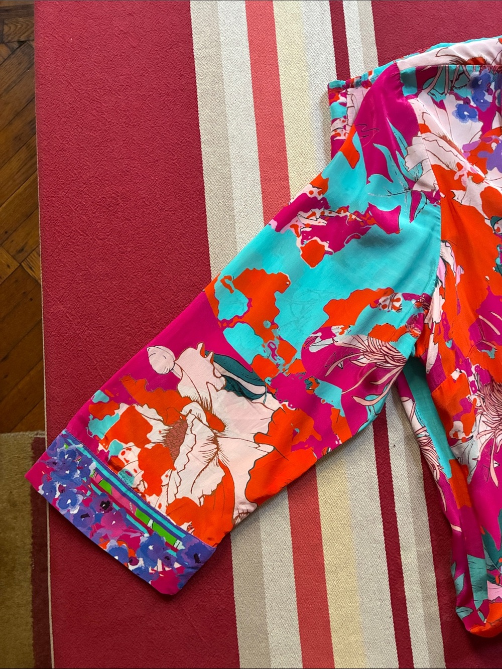 Soft Surroundings Garden Path shirt dress - Size large - Picture 4 of 8